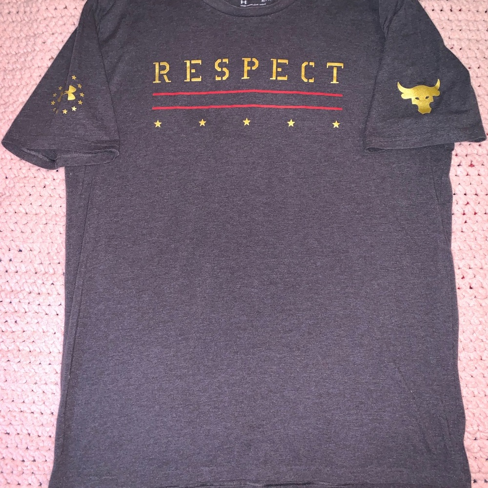UNDER ARMOUR PROJECT ROCK RESPECT TEE. - Picture 2 of 5